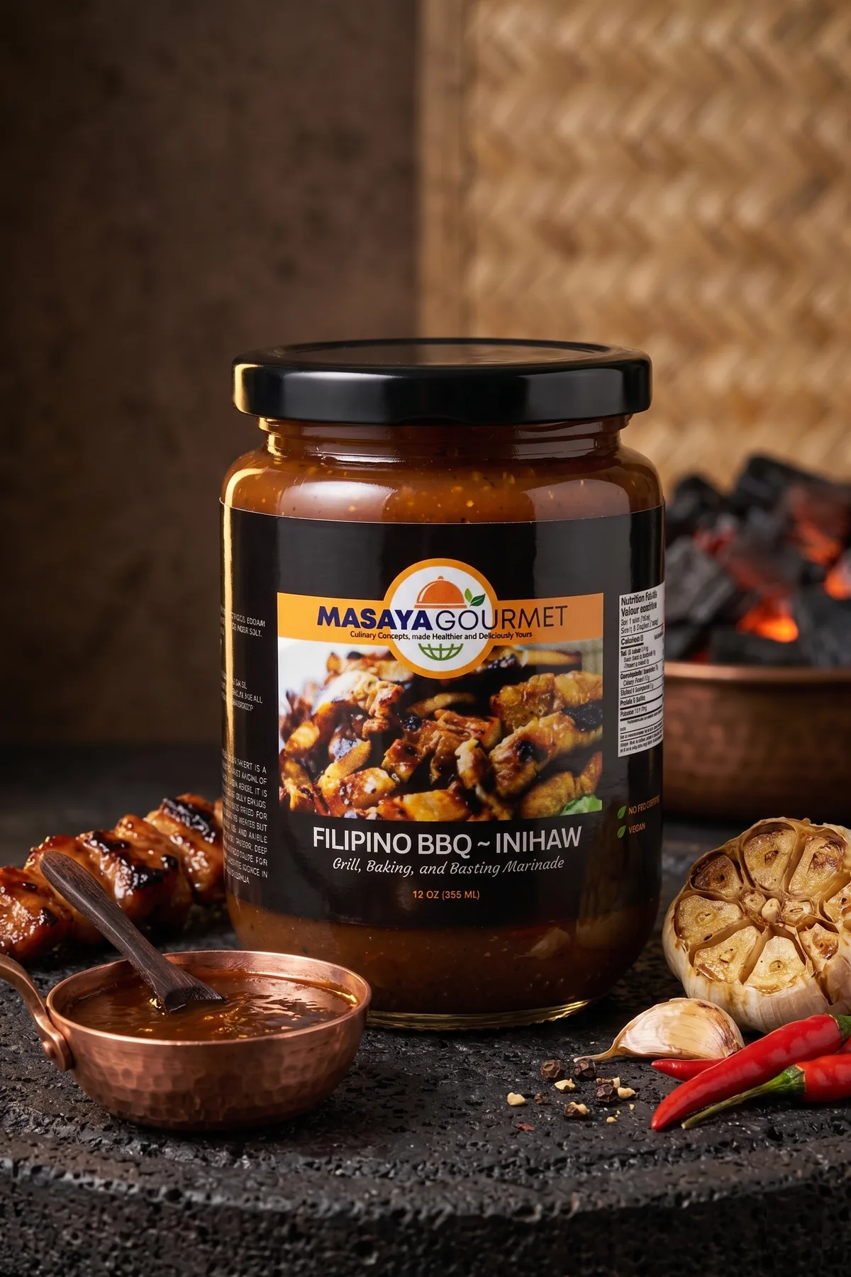 Filipino BBQ sauce jar